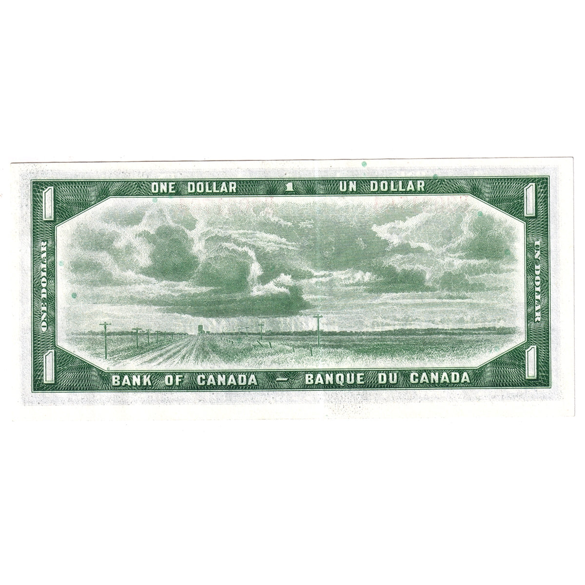BC-37a-i 1954 Canada $1 Beattie-Coyne, D/M, Almost Uncirculated (AU50)