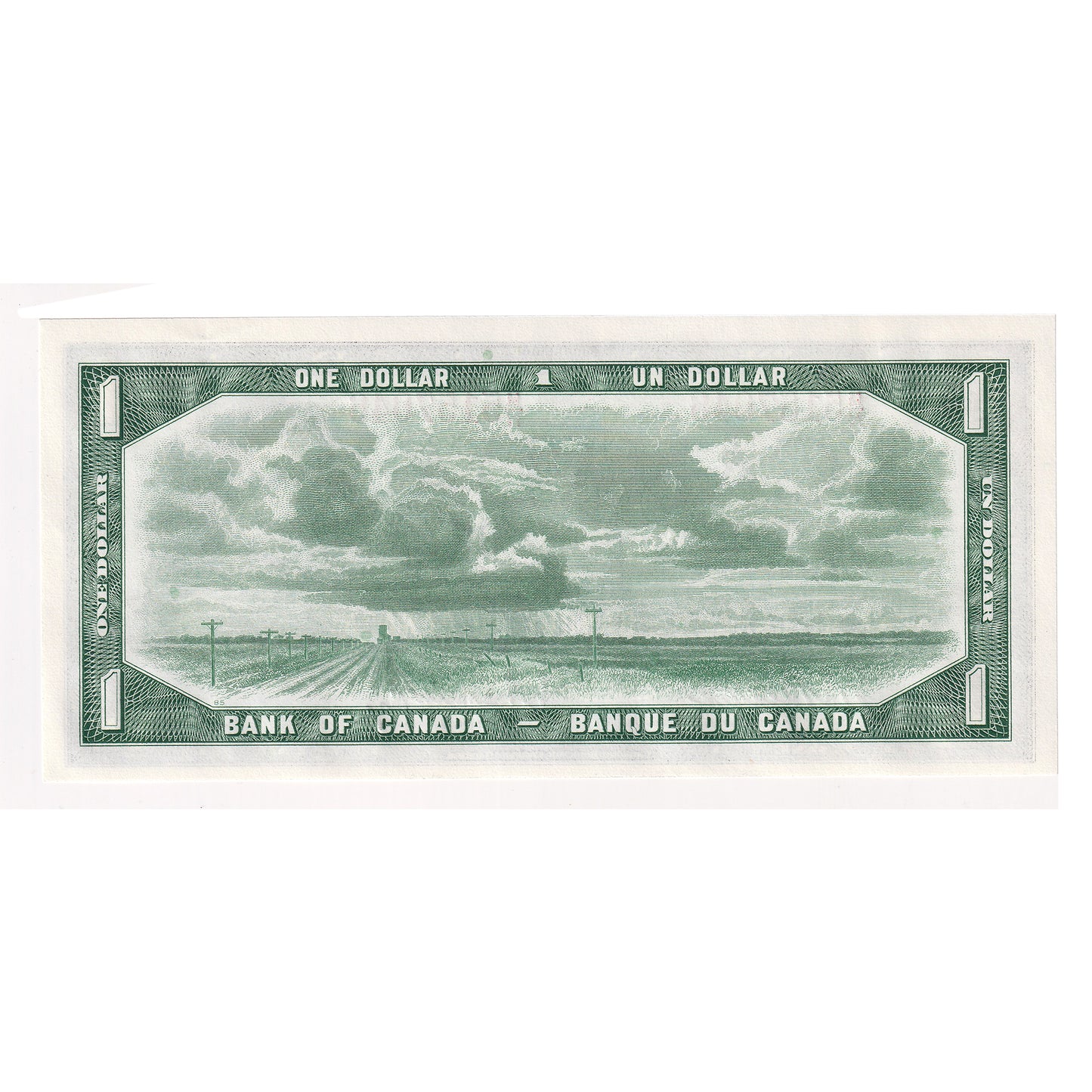 BC-37b 1954 Canada $1 Beattie-Rasminsky, M/N, Choice Uncirculated (CUNC63)