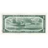 BC-37b 1954 Canada $1 Beattie-Rasminsky, N/N, Almost Uncirculated (AU50)