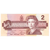 BC-55a 1986 Canada $2 Crow-Bouey, AUH, EF-AU (EF45)