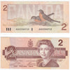BC-55a 1986 Canada $2 Crow-Bouey, AUK, VF-EF (VF30)