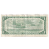 BC-37b 1954 Canada $1 Beattie-Rasminsky, W/N no FPN, Very Fine (VF20)