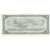 BC-37b-i 1954 Canada $1 Beattie-Rasminsky, W/Z, AU-UNC (AU55)
