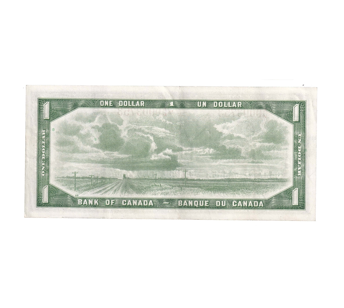 BC-37bA-i 1954 Canada $1 Beattie-Rasminsky, *A/M, Extra Fine (EF40)