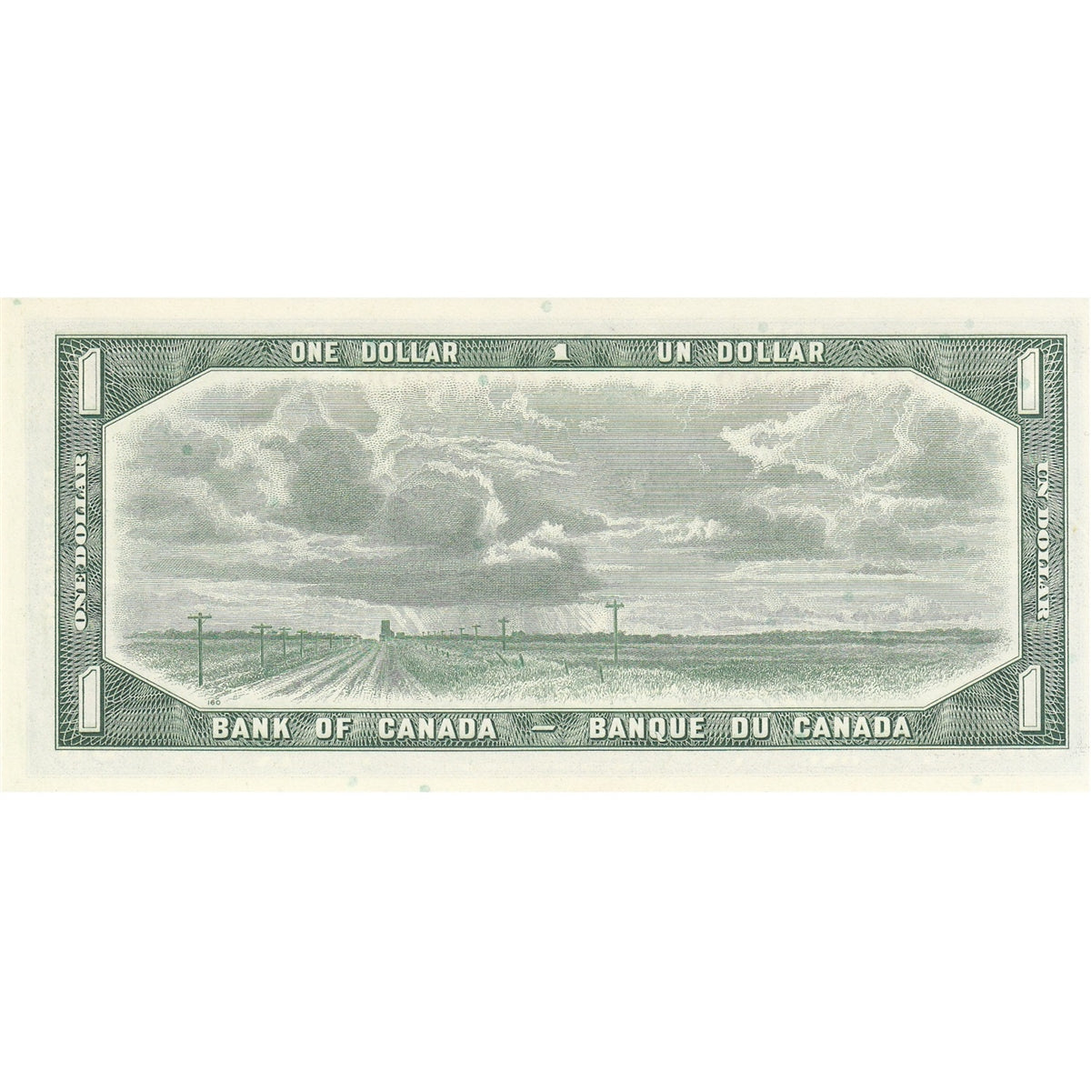 BC-37BA-i 1954 Canada $1 Beattie-Rasminsky, *A/F, Uncirculated (MS60)