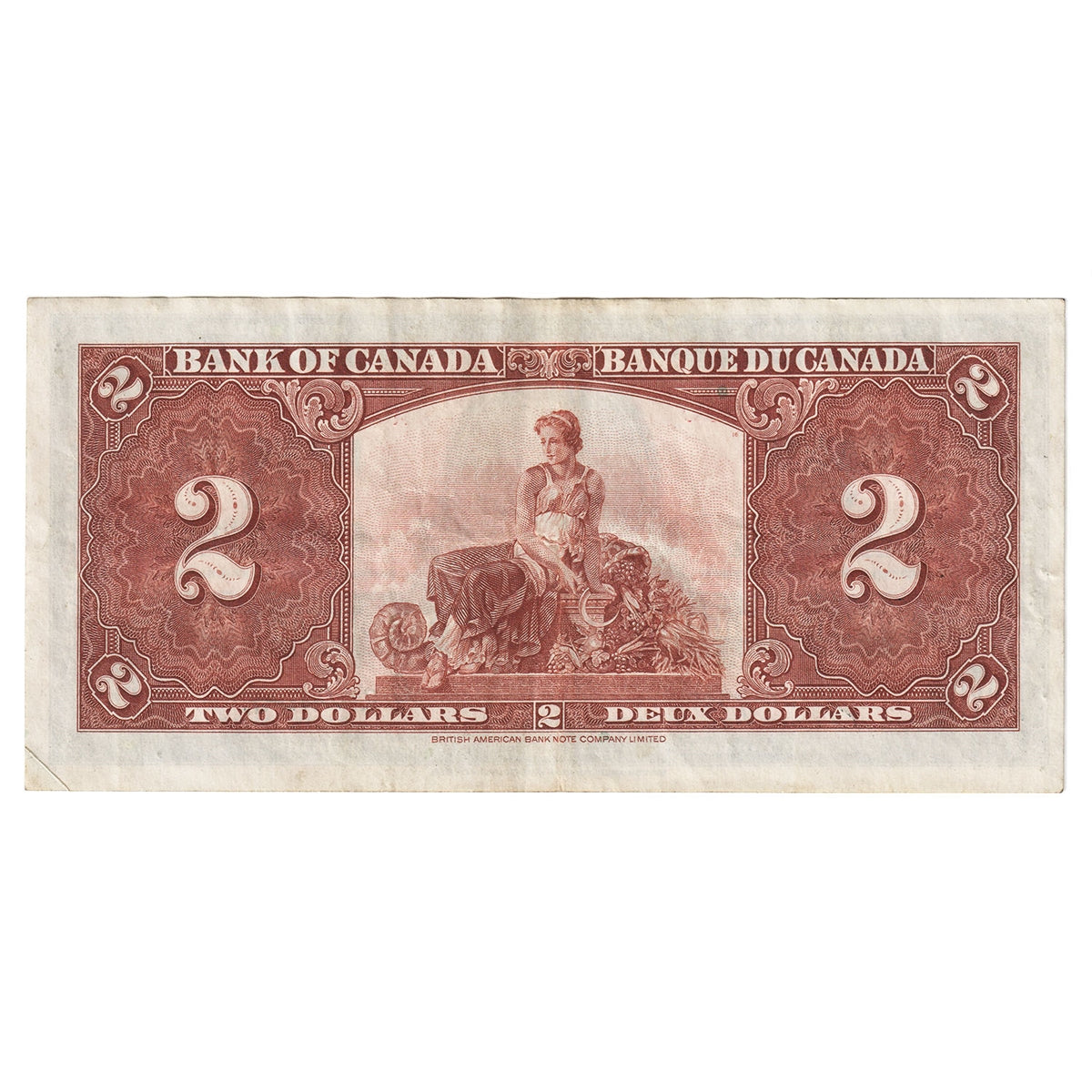 BC-22c 1937 Canada $2 Coyne-Towers, D/R, VF-EF (VF30)