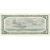 BC-37b-i 1954 Canada $1 Beattie-Rasminsky, G/F, AU-UNC (AU55)