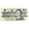 BC-58b-i 1991 Canada $20 Bonin-Thiessen, AWC, EF-AU (EF45)