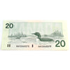 BC-58d-i 1991 Canada $20 Knight-Dodge, AWS, AU-UNC