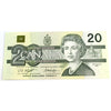 BC-58d-i 1991 Canada $20 Knight-Dodge, AWS, AU-UNC