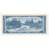 BC-39b 1954 Canada $5 Beattie-Rasminsky, G/S, Extra Fine (EF40)