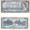 BC-39b 1954 Canada $5 Beattie-Rasminsky, H/X, Extra Fine (EF40)