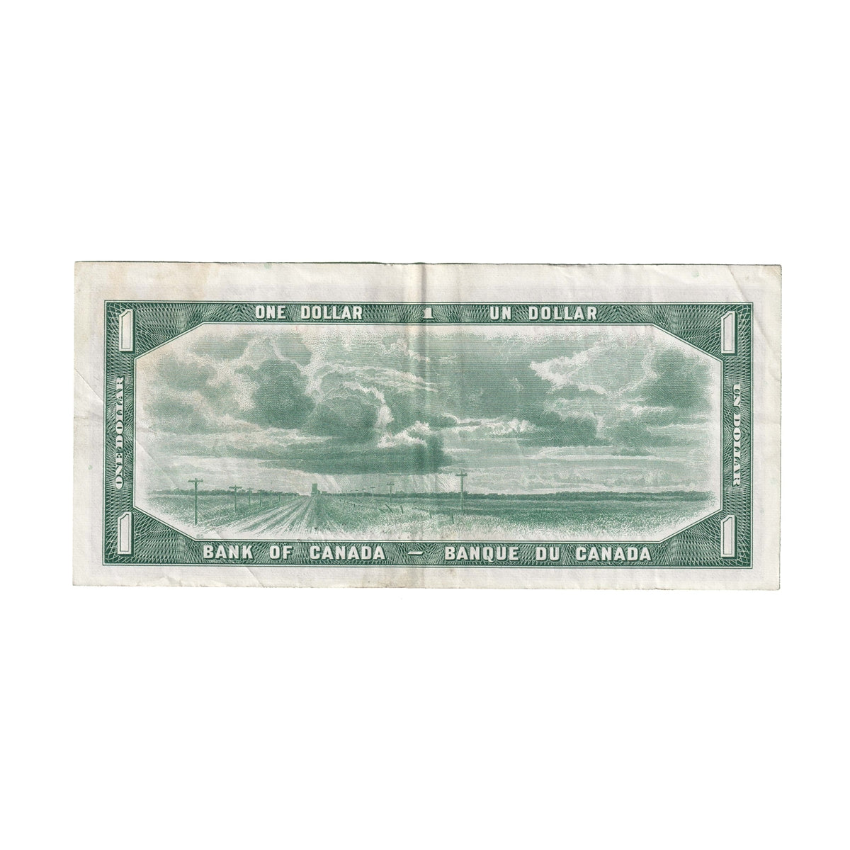 BC-37b 1954 Canada $1 Beattie-Rasminsky, M/N, Extra Fine (EF40)