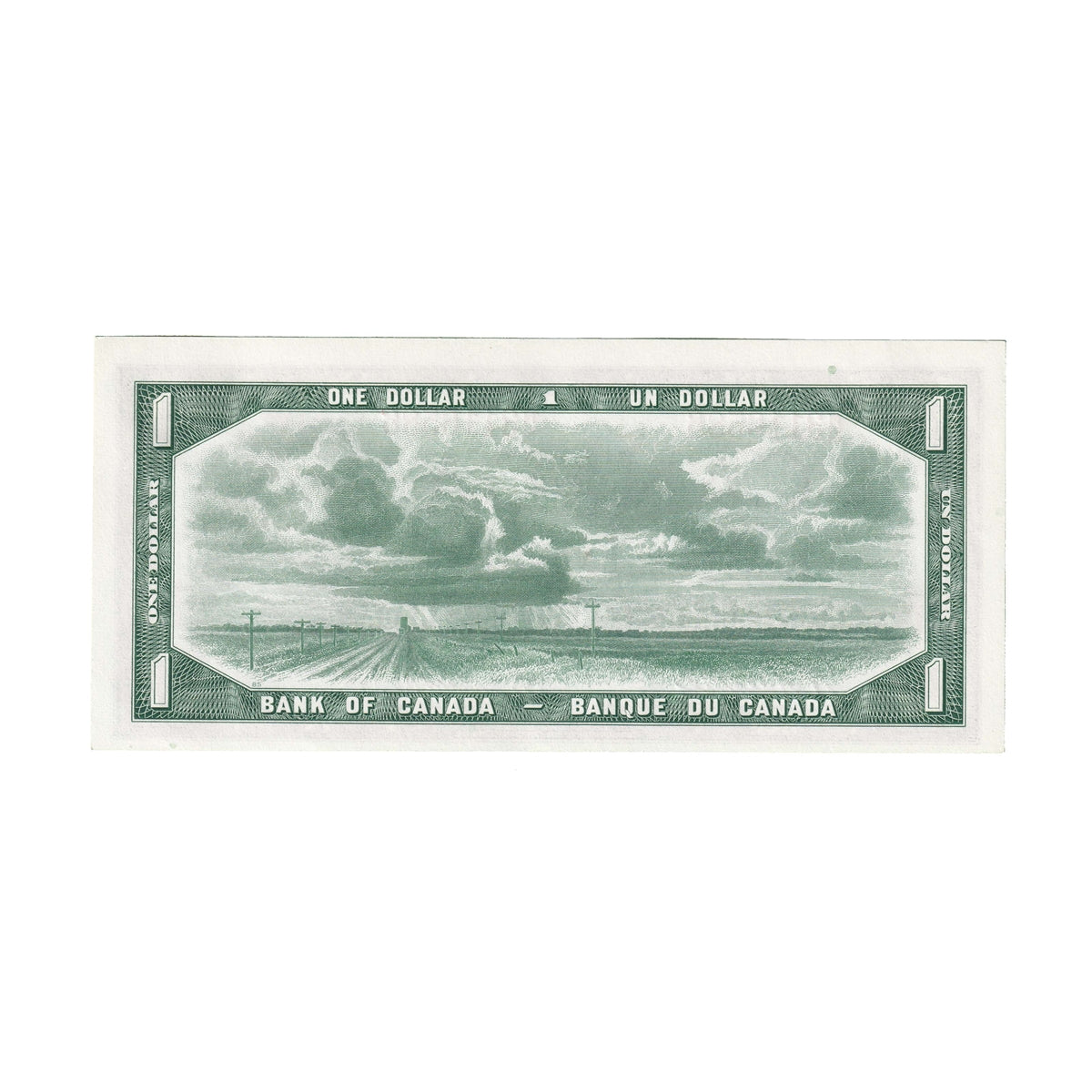 BC-37b 1954 Canada $1 Beattie-Rasminsky, N/N, Choice Uncirculated (CUNC63)
