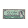 BC-37b 1954 Canada $1 Beattie-Rasminsky, V/N, EF-AU (EF45)