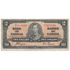 BC-22c 1937 Canada $2 Coyne-Towers, K/R, VG