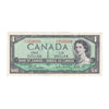 BC-37b 1954 Canada $1 Beattie-Rasminsky, F/Y, Extra Fine (EF40)