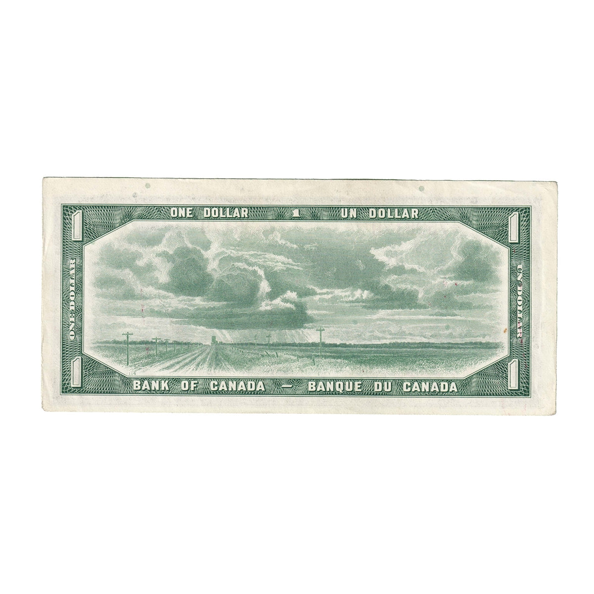 BC-37b 1954 Canada $1 Beattie-Rasminsky, I/Y, Extra Fine (EF40)