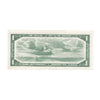 BC-37bA 1954 Canada $1 Beattie-Rasminsky, *D/O, Almost Uncirculated (AU50)