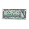 BC-37b-i 1954 Canada $1 Beattie-Rasminsky, J/M, EF-AU (EF45)