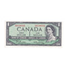 BC-37b-i 1954 Canada $1 Beattie-Rasminsky, P/M, AU-UNC (AU55)