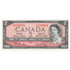 BC-38b 1954 Canada $2 Beattie-Rasminsky, K/R, AU-UNC (AU55)