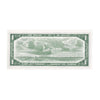 BC-37b-i 1954 Canada $1 Beattie-Rasminsky, X/M, Uncirculated (MS60)