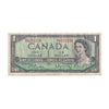 BC-37b-i 1954 Canada $1 Beattie-Rasminsky, F/P, Fine (F12)