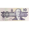 BC-57a 1989 Canada $10 Thiessen-Crow, BDE, UNC