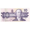 BC-57a 1989 Canada $10 Thiessen-Crow, AEZ, Choice Uncirculated (CUNC63)