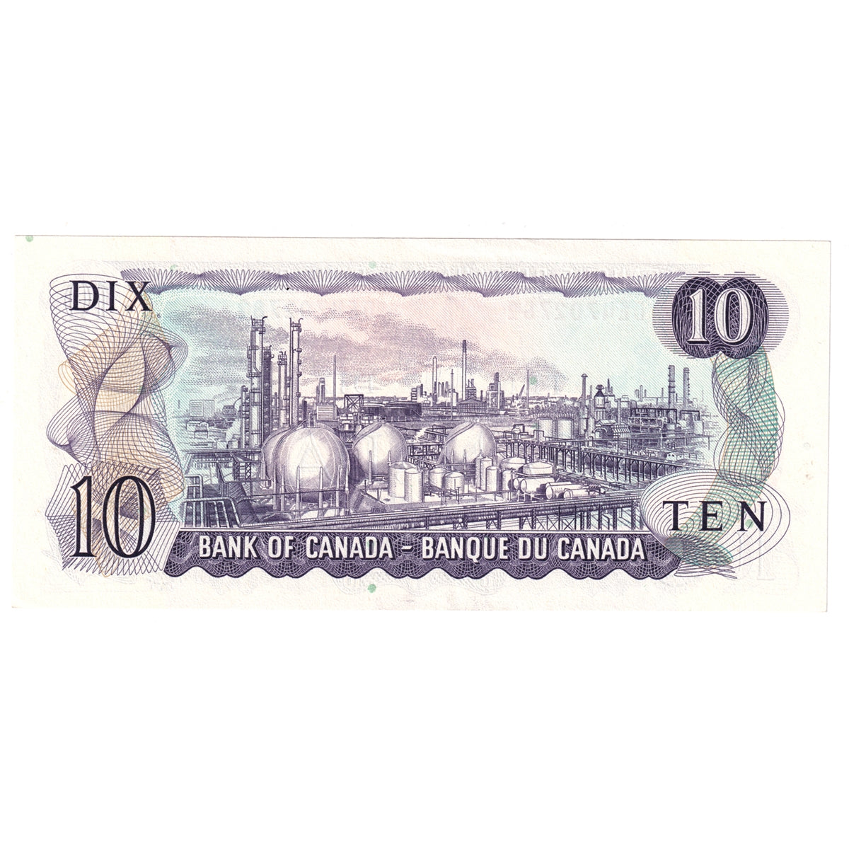 BC-49a 1971 Canada $10 Beattie-Rasminsky, DE, AU-UNC (AU55)