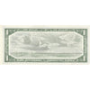 BC-37b-i 1954 Canada $1 Beattie-Rasminsky, V/P, Uncirculated (MS60)