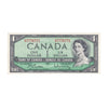 BC-37b-i 1954 Canada $1 Beattie-Rasminsky, S/P, EF-AU (EF45)