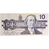 BC-57b 1989 Canada $10 Bonin-Thiessen, BDS, Choice Uncirculated (CUNC63)