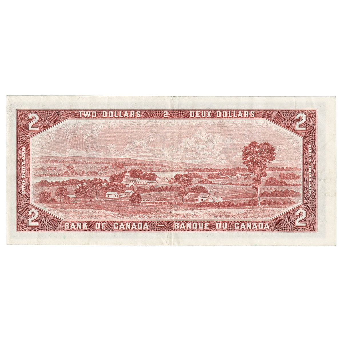 BC-38b 1954 Canada $2 Beattie-Rasminsky, J/R, VF-EF (VF30)