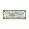 BC-37b-i 1954 Canada $1 Beattie-Rasminsky, B/Z, AU-UNC (AU55)