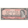 BC-38a 1954 Canada $2 Beattie-Coyne R/B, AU-UNC (AU55)
