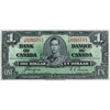 BC-21d 1937 Canada $1 Coyne-Towers, T/M, VF-EF (VF30)