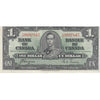 BC-21d 1937 Canada $1 Coyne-Towers, O/N, EF