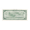 BC-37b-i 1954 Canada $1 Beattie-Rasminsky, L/Z, Extra Fine (EF40)
