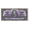 BC-24a 1937 Canada $10 Osborne-Towers, A/D, Very Fine (VF20)