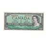 BC-37b-i 1954 Canada $1 Beattie-Rasminsky, O/Z, EF-AU (EF45)