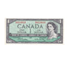 BC-37b-i 1954 Canada $1 Beattie-Rasminsky, R/Z, Extra Fine (EF40)