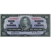 BC-24b 1937 Canada $10 Gordon-Towers, S/D, Extra Fine (EF40)