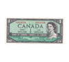 BC-37b-i 1954 Canada $1 Beattie-Rasminsky, Z/Z, EF-AU (EF45)