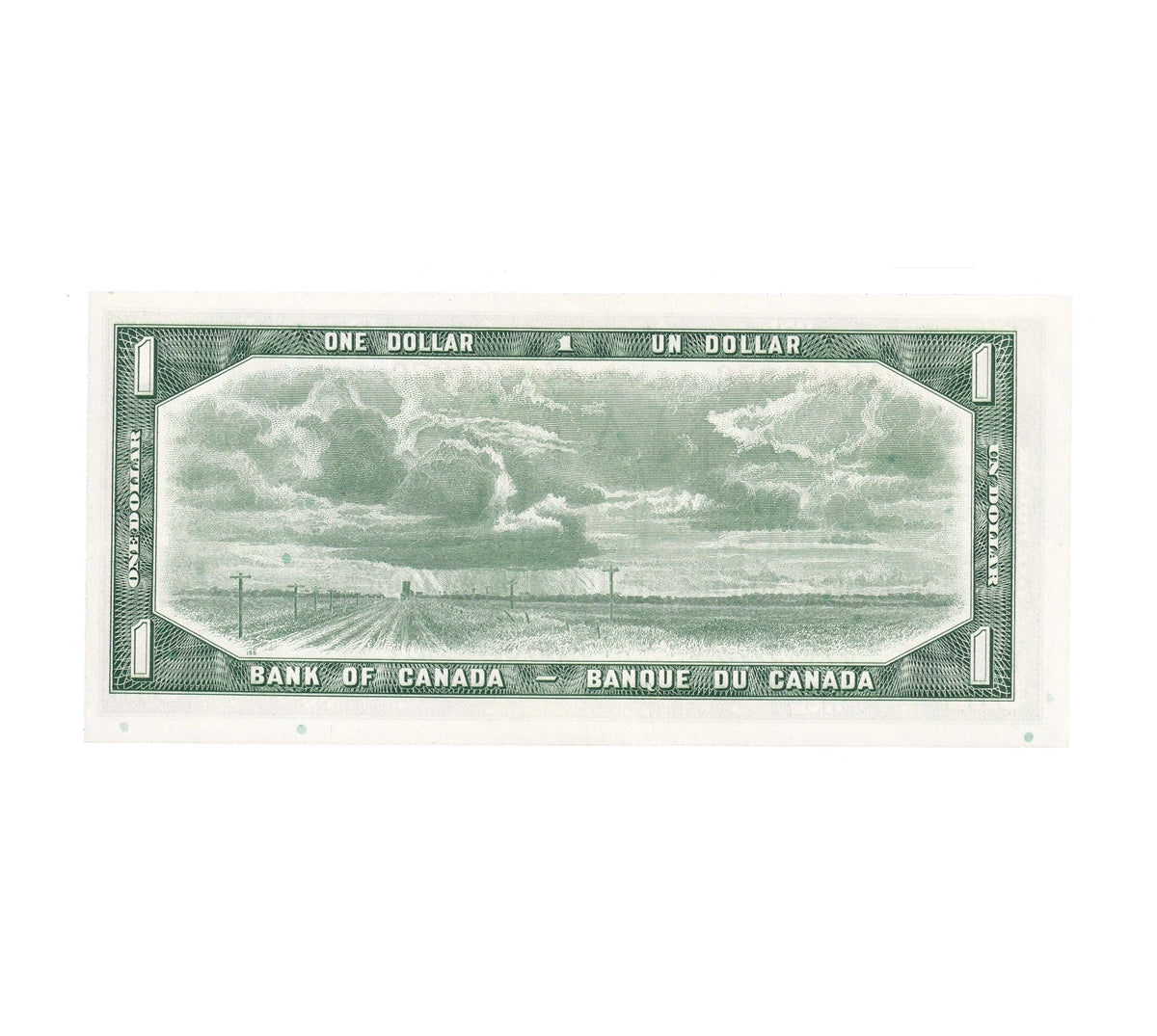 BC-37bA-i 1954 Canada $1 Beattie-Rasminsky, *A/F, Choice Uncirculated (CUNC63)