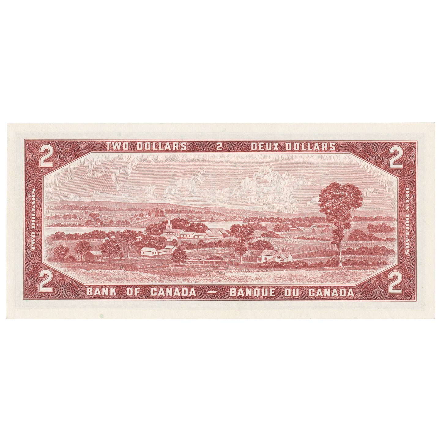 BC-38b 1954 Canada $2 Beattie-Rasminsky, M/R, Choice Uncirculated (CUNC63)