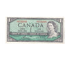 BC-37c 1954 Canada $1 Bouey-Rasminsky, T/F, EF-AU (EF45)