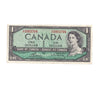 BC-37c 1954 Canada $1 Bouey-Rasminsky, U/F, Extra Fine (EF40)