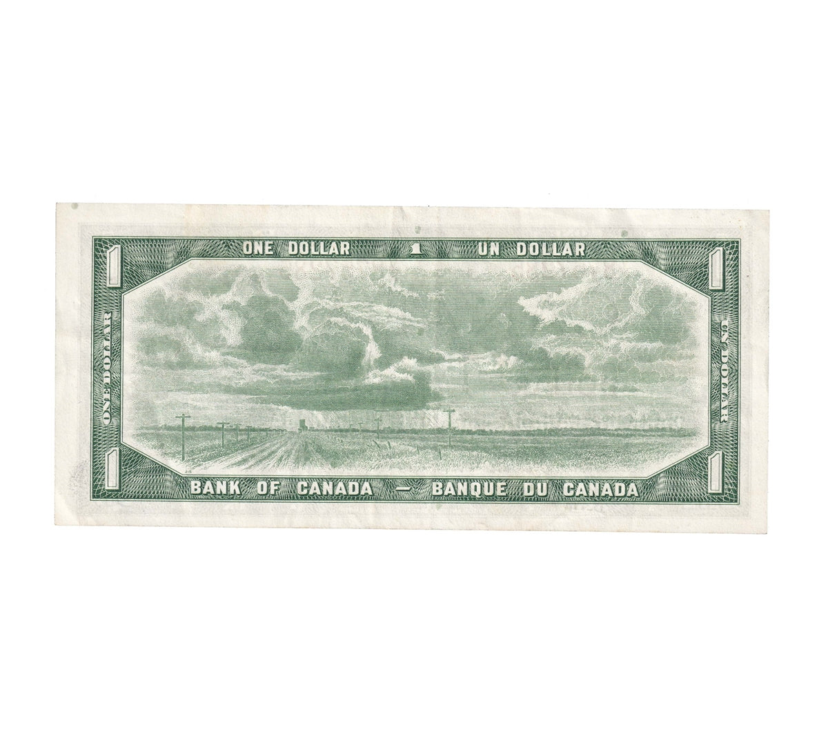 BC-37d 1954 Canada $1 Lawson-Bouey, V/F, Extra Fine (EF40)